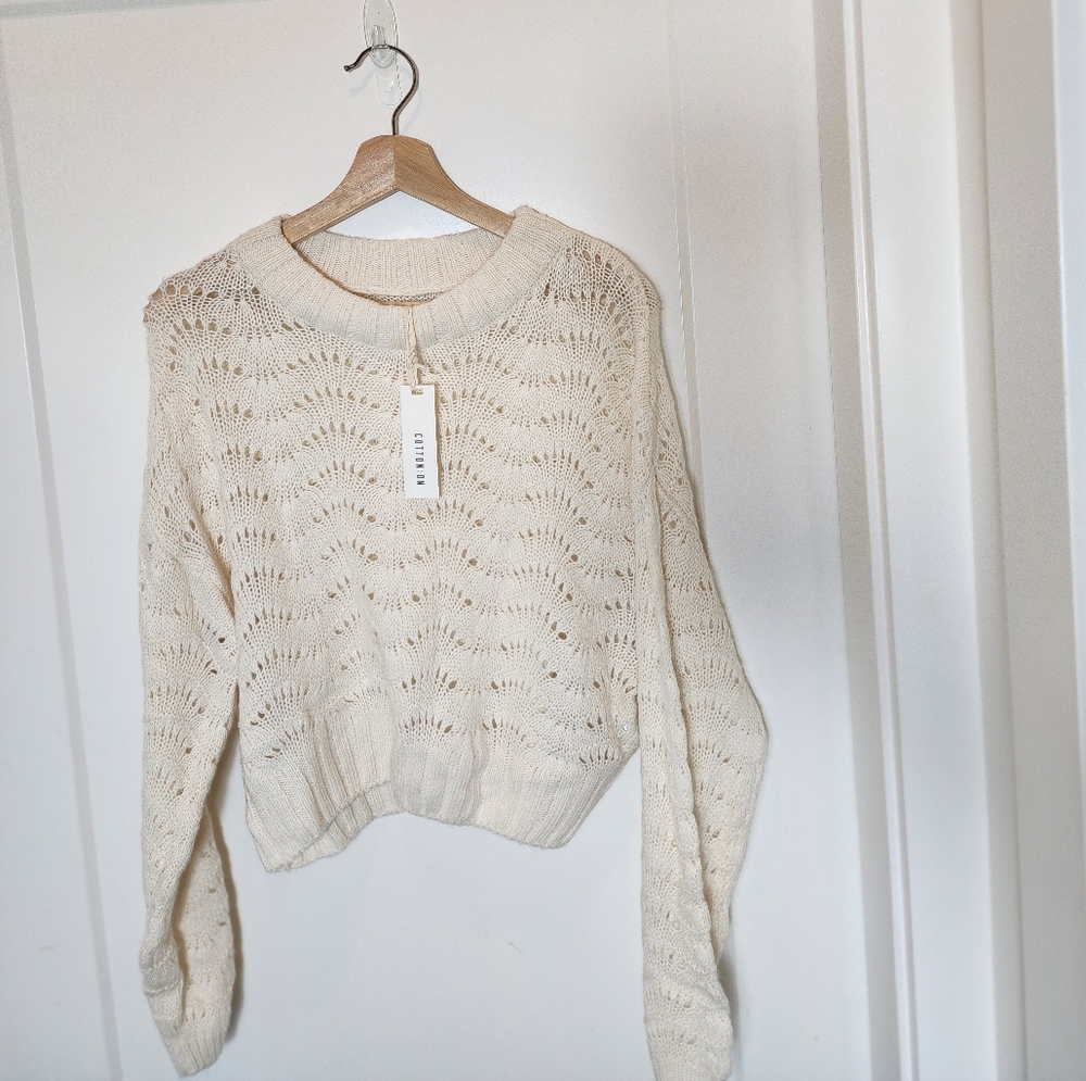 Women's cropped sweater size M - Picture 1 of 3